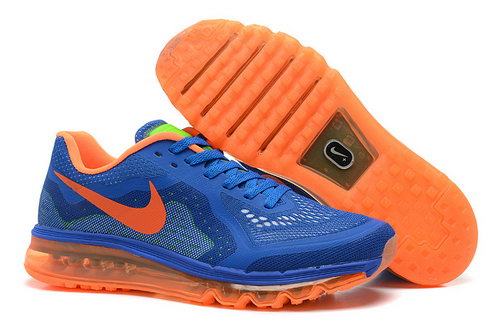 Air Max 2014 Shoes Blue Orange Clearance